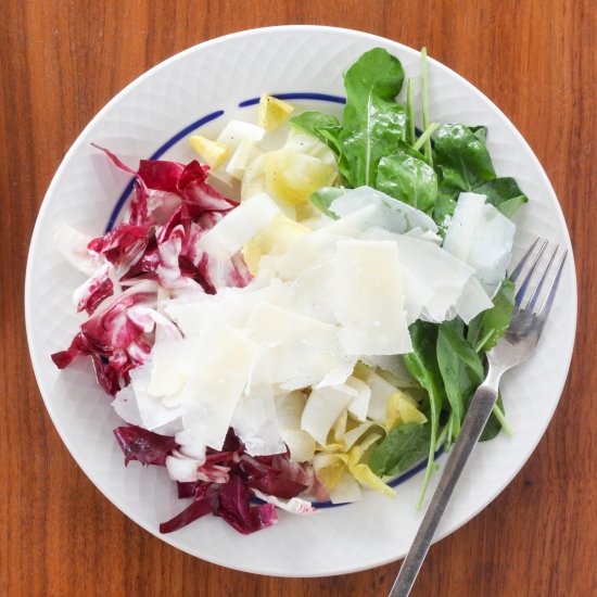 Arugula, Endive and Radicchio Salad