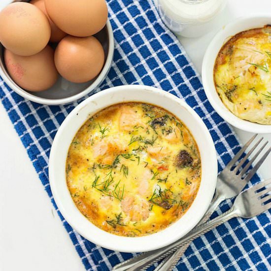 Salmon Breakfast Bake