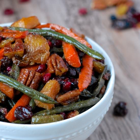 Autumn Vegetable and Nut Medley