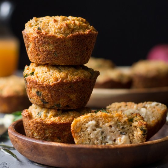 Savory Herbed Sweet Potato Muffins