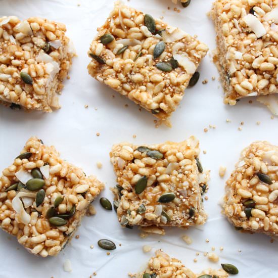 Superfood Vegan Rice Krispie Treat