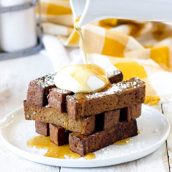 Pumpkin French Toast Sticks