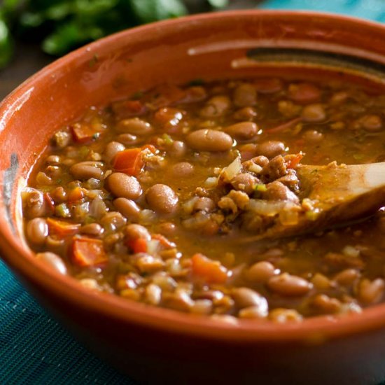 Vegan Frijoles Charros (Mexican Cowboy Beans)