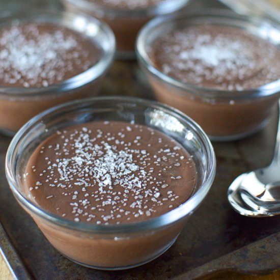 Salted Chocolate Pudding