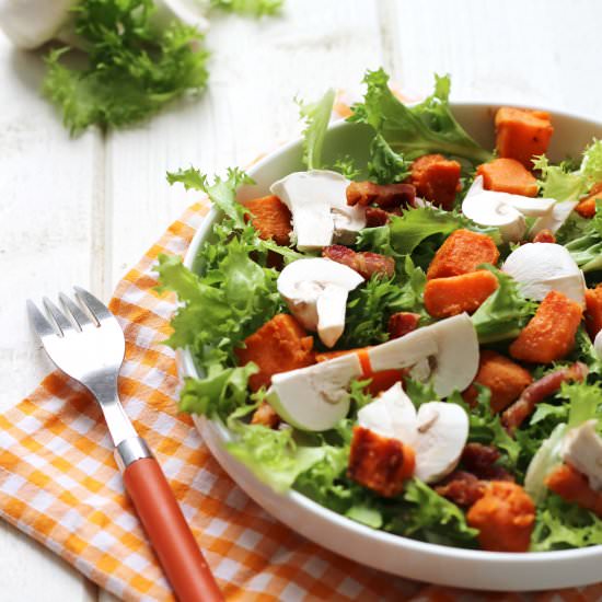 Salad with Sweet Potatoes