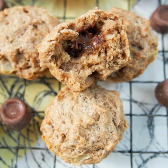 Inside-Out Caramel Apple Muffins