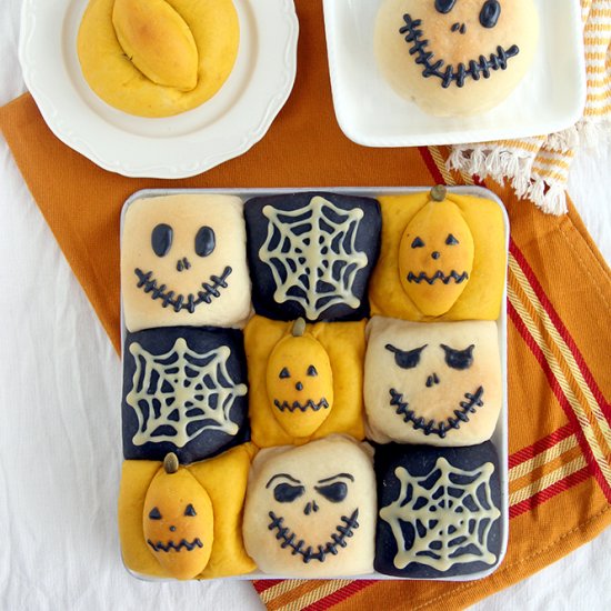 Halloween Coconut Buns