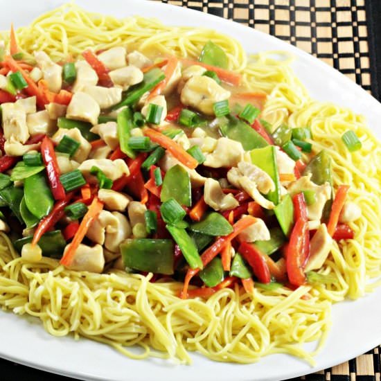 Lemon Drop Chicken Chow Mein