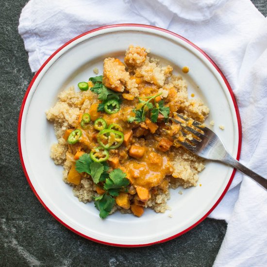 Pumpkin & Sweet Potato Curry