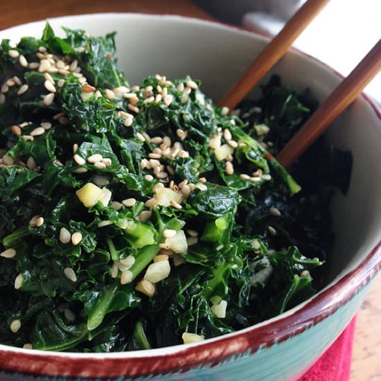 Sesame Ginger Kale