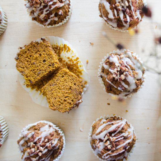 Pumpkin Pecan Muffins