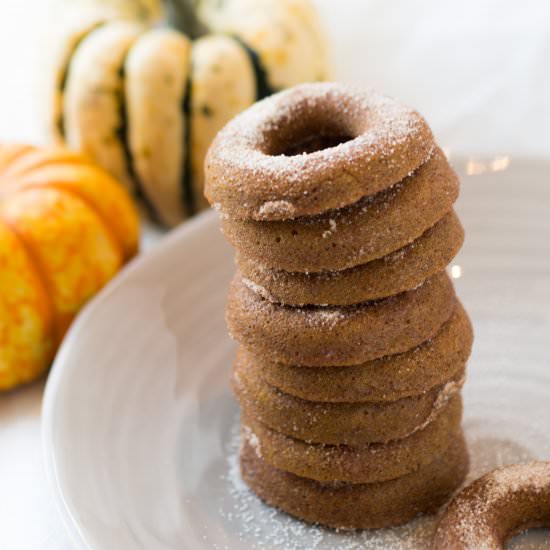 Guilt-Free Pumpkin Powder Donuts