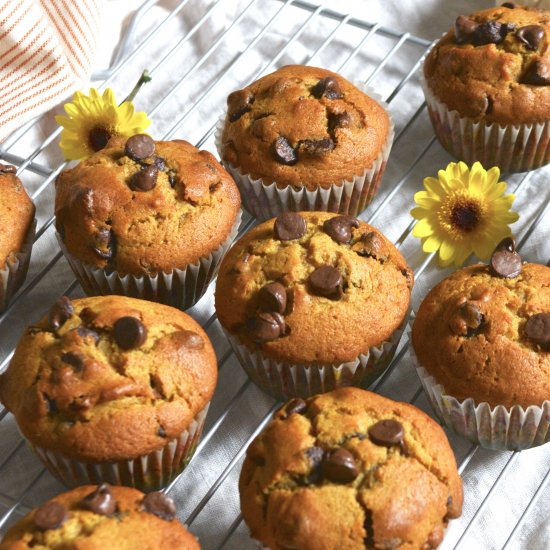 Pumpkin Chocolate Chip Bacon Muffin