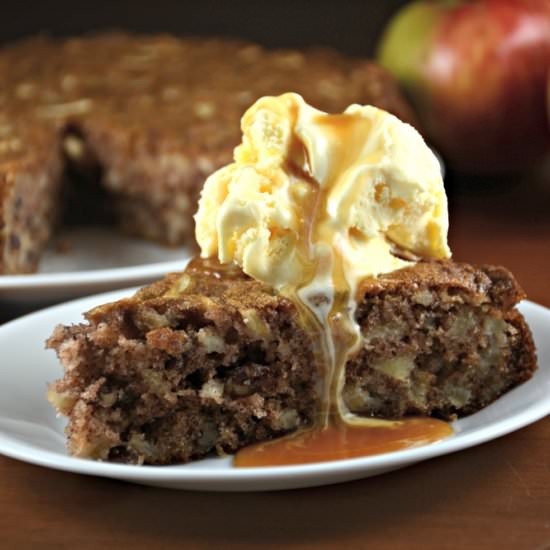 The Best Nutty Apple Cake