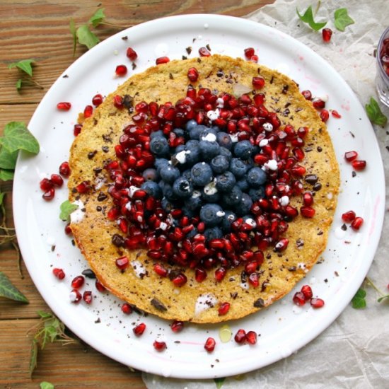 Gluten Free Shortbread w/ Pomegranate