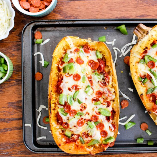 Pepperoni Pizza Spaghetti Squash