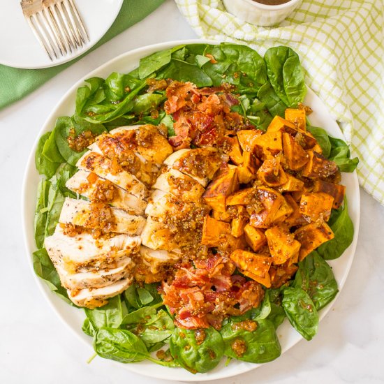 Warm Chicken + Sweet Potato Salad