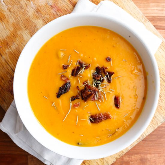 Bacon & Butternut Squash Soup