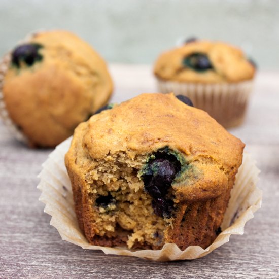 Blueberry Banana Muffins