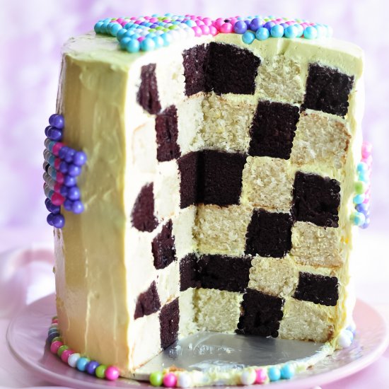 Checkerboard Cake