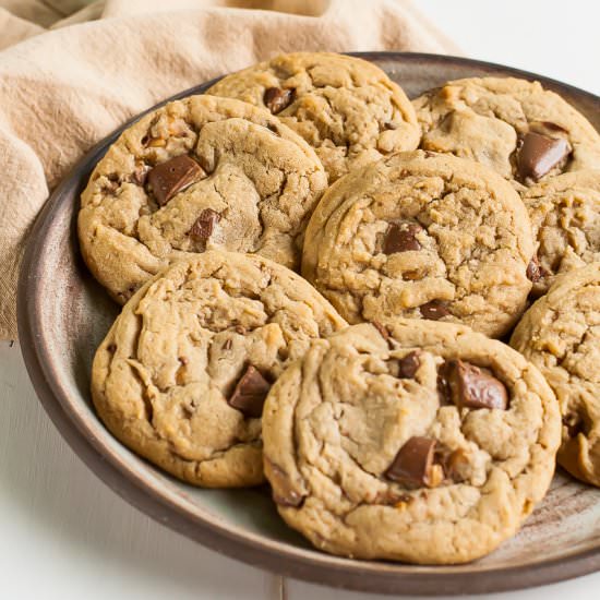 Peanut Butter Toffee Cookies