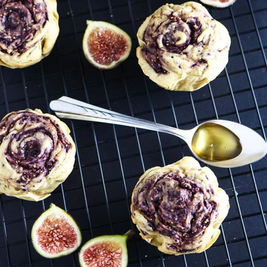 Goat Cheese & Fig Rosemary Muffins