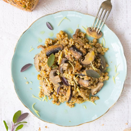 Porcini & Ancient Grains Risotto