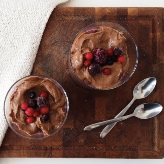 Raspberry chia pudding