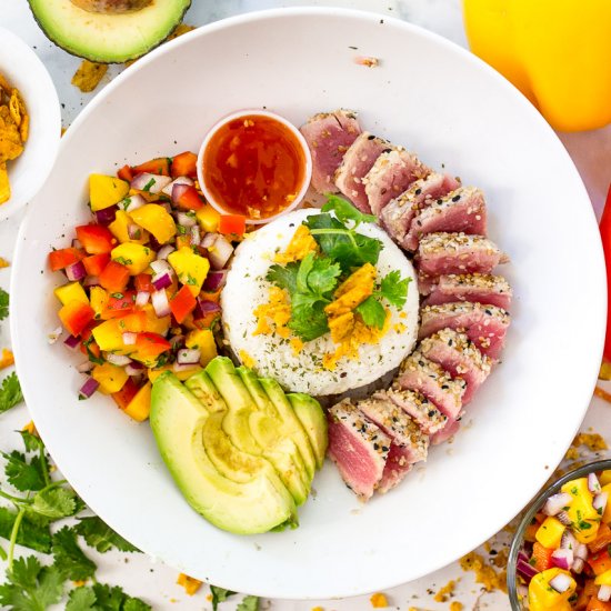 Copycat Bonefish Grill Tuna Bowls