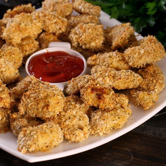 Baked Parmesan Chicken Bites