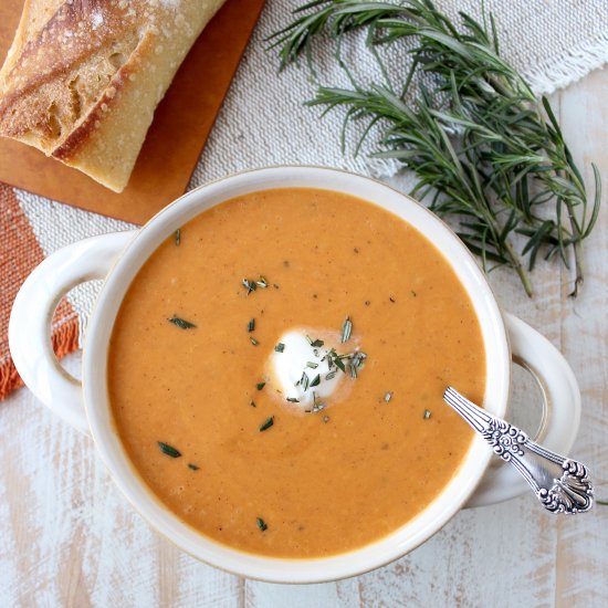 30 Minute Sweet Potato Soup