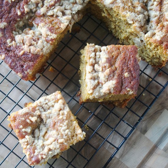 pumpkin crumb cake