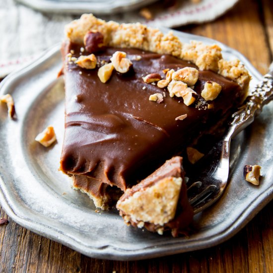 Nutella Tart Toasted Hazelnut Crust