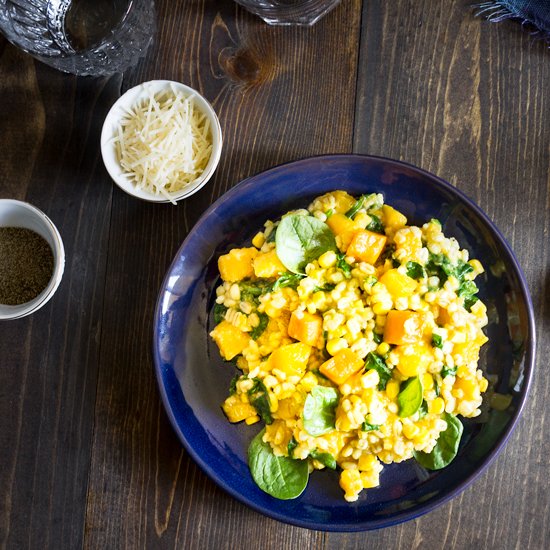 Butternut Squash Barley Risotto