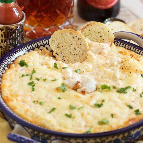 The Very Best Hot Crab Dip