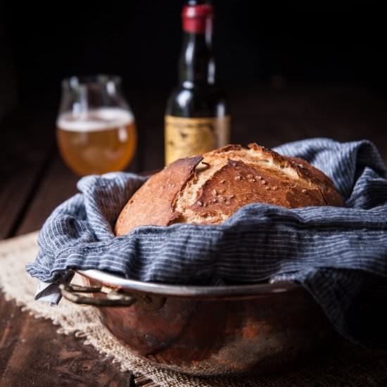 Sour Ale Sourdough Starter & Bread