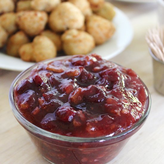 Orange Pecan Cranberry Chutney