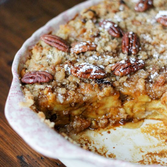 Pumpkin French Toast Bake