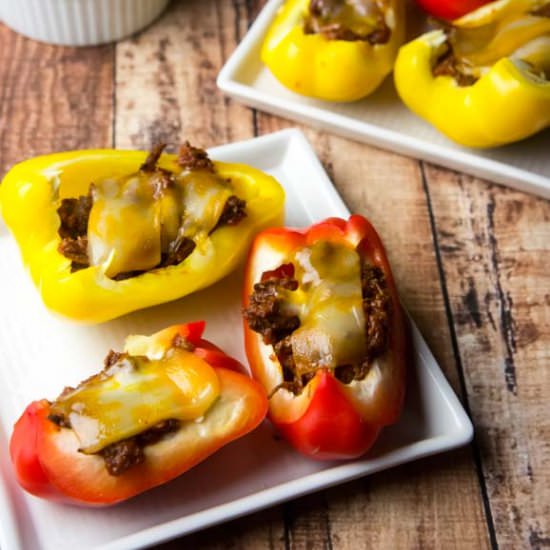 Enchilada Stuffed Pepper Bites