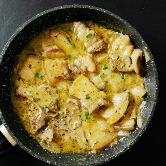 Onion Mustard Pork Recipe