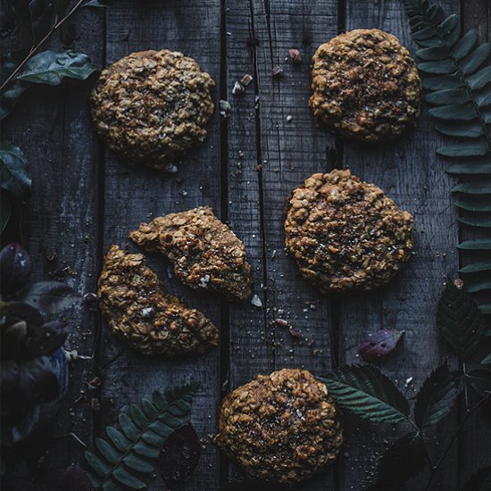 Sweet Potato + Molasses Oat Cookies