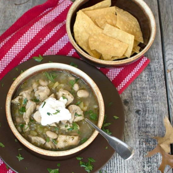 Wickedly Spicy White Chicken Chili