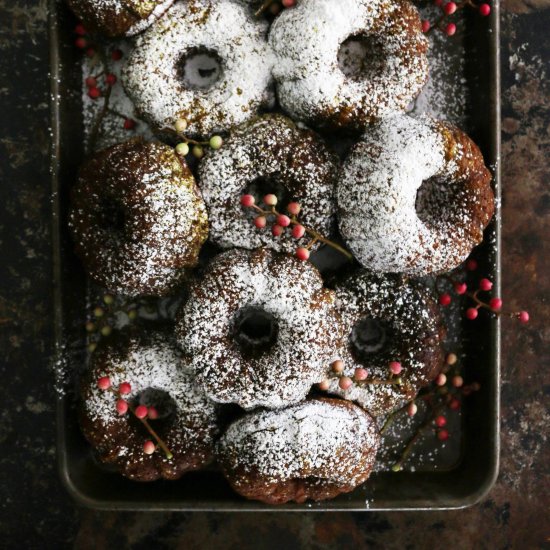 Pumpkin Spiced Bundt Cakes