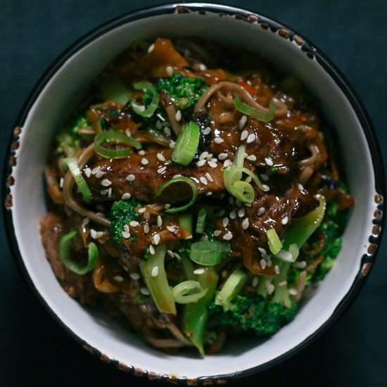 Paleo Mongolian Beef ‘n’ Broccoli