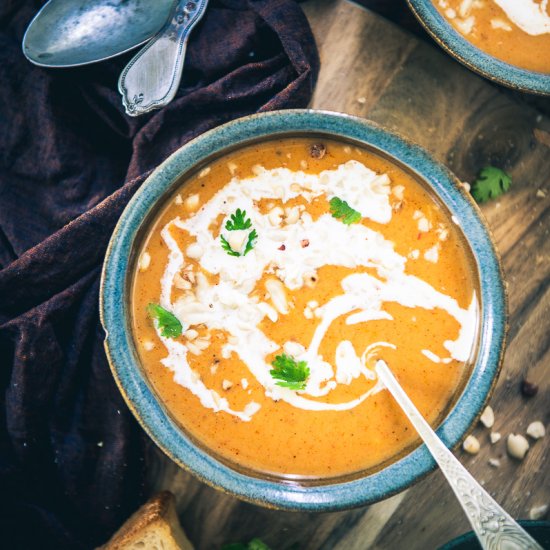 Thai Style Butternut Squash Soup