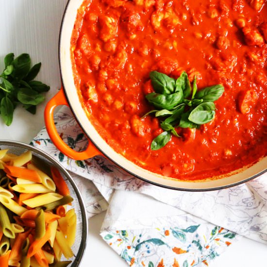 BEAN AND SHRIMP POMODORO