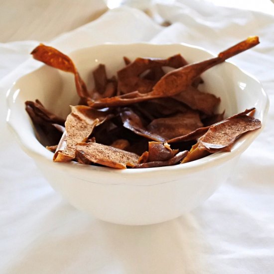 Sweet & Spiced Apple Peels