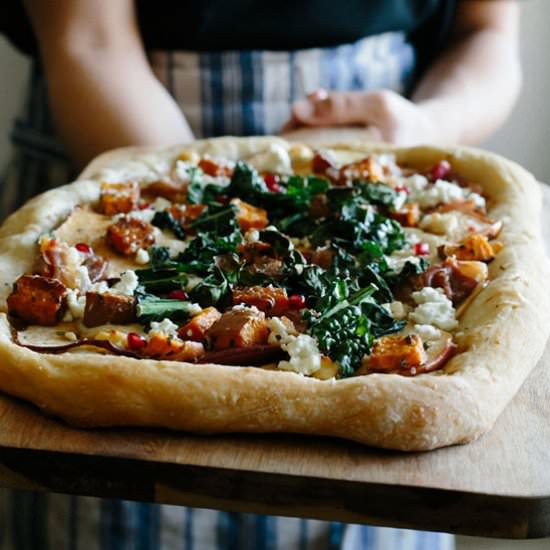 Sweet Potato Apple Pizza