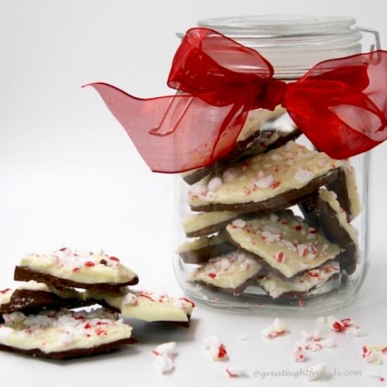 Minty Chocolatey Peppermint Bark