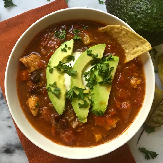 Best and Easiest Turkey Chili